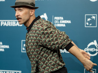 Maccio Capatonda attends the ''Vita Da Carlo - Terza Stagione'' photocall during the 19th Rome Film Festival at Auditorium Parco Della Music...