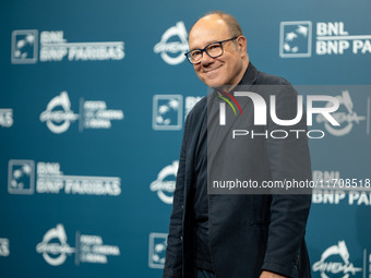 Carlo Verdone attends the ''Vita Da Carlo - Terza Stagione'' photocall during the 19th Rome Film Festival at Auditorium Parco Della Musica i...