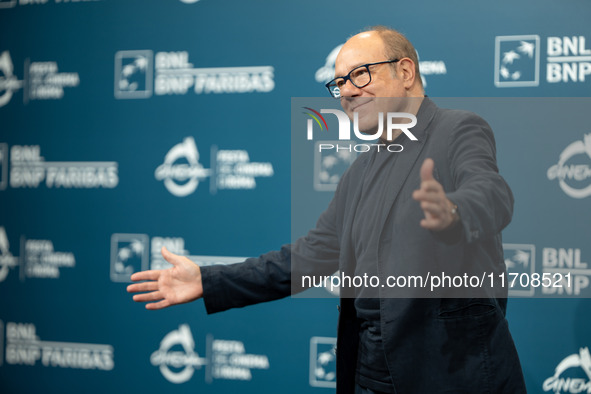 Carlo Verdone attends the ''Vita Da Carlo - Terza Stagione'' photocall during the 19th Rome Film Festival at Auditorium Parco Della Musica i...