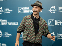 Maccio Capatonda attends the ''Vita Da Carlo - Terza Stagione'' photocall during the 19th Rome Film Festival at Auditorium Parco Della Music...