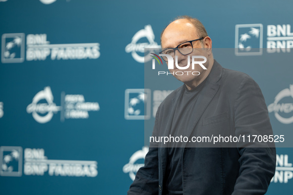 Carlo Verdone attends the ''Vita Da Carlo - Terza Stagione'' photocall during the 19th Rome Film Festival at Auditorium Parco Della Musica i...