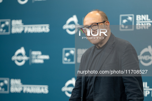 Carlo Verdone attends the ''Vita Da Carlo - Terza Stagione'' photocall during the 19th Rome Film Festival at Auditorium Parco Della Musica i...