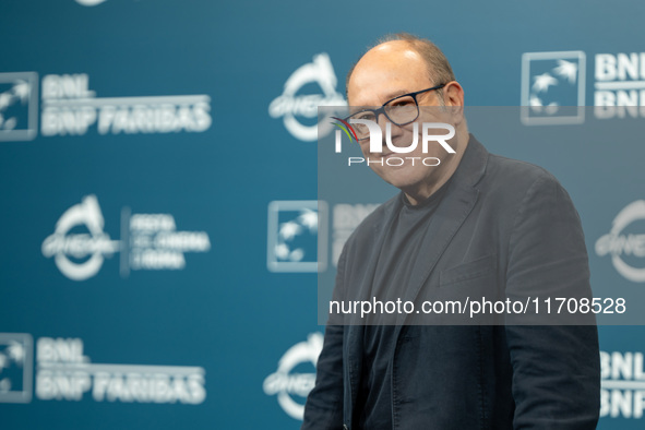 Carlo Verdone attends the ''Vita Da Carlo - Terza Stagione'' photocall during the 19th Rome Film Festival at Auditorium Parco Della Musica i...