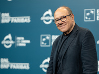 Carlo Verdone attends the ''Vita Da Carlo - Terza Stagione'' photocall during the 19th Rome Film Festival at Auditorium Parco Della Musica i...