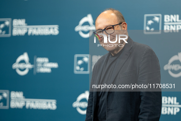 Carlo Verdone attends the ''Vita Da Carlo - Terza Stagione'' photocall during the 19th Rome Film Festival at Auditorium Parco Della Musica i...