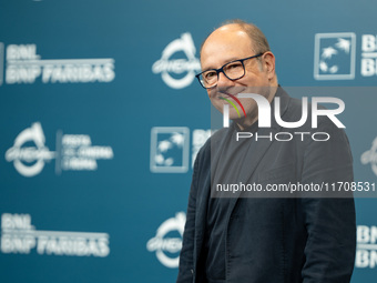 Carlo Verdone attends the ''Vita Da Carlo - Terza Stagione'' photocall during the 19th Rome Film Festival at Auditorium Parco Della Musica i...