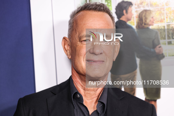 Tom Hanks arrives at the 2024 AFI Fest - World Premiere Screening Of Sony Pictures' 'Here' held at the TCL Chinese Theatre IMAX on October 2...