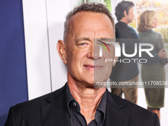 Tom Hanks arrives at the 2024 AFI Fest - World Premiere Screening Of Sony Pictures' 'Here' held at the TCL Chinese Theatre IMAX on October 2...