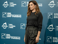 Luisa Ranieri attends the ''Modi - Three Days On The Wing Of Madness'' photocall during the 19th Rome Film Festival at Auditorium Parco Dell...