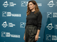 Luisa Ranieri attends the ''Modi - Three Days On The Wing Of Madness'' photocall during the 19th Rome Film Festival at Auditorium Parco Dell...