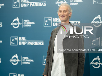 Bruno Gouery attends the ''Modi - Three Days On The Wing Of Madness'' photocall during the 19th Rome Film Festival at Auditorium Parco Della...