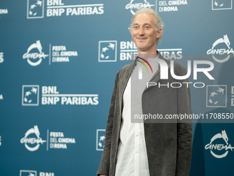 Bruno Gouery attends the ''Modi - Three Days On The Wing Of Madness'' photocall during the 19th Rome Film Festival at Auditorium Parco Della...