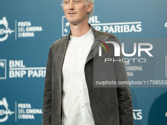 Bruno Gouery attends the ''Modi - Three Days On The Wing Of Madness'' photocall during the 19th Rome Film Festival at Auditorium Parco Della...