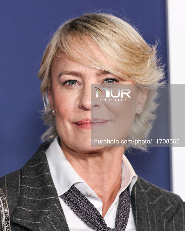 Robin Wright arrives at the 2024 AFI Fest - World Premiere Screening Of Sony Pictures' 'Here' held at the TCL Chinese Theatre IMAX on Octobe...