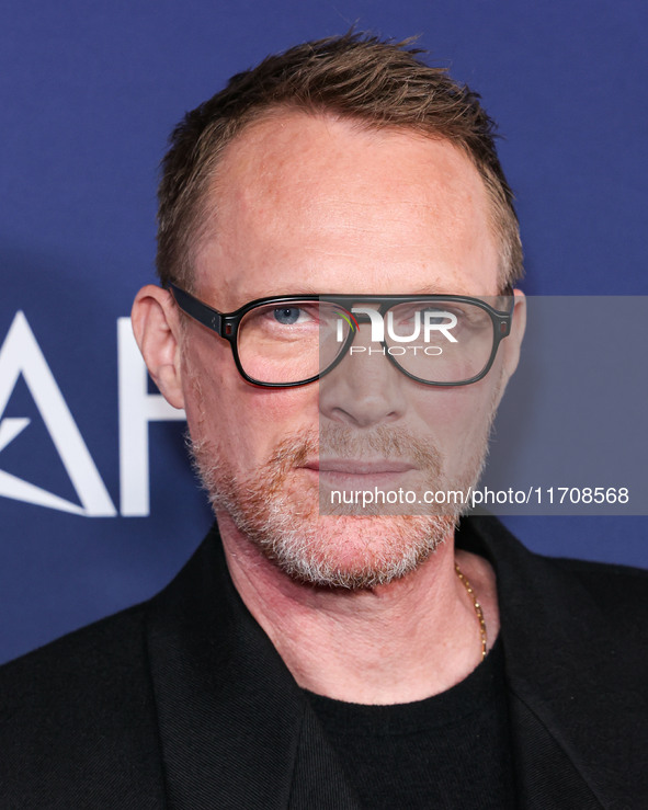 Paul Bettany arrives at the 2024 AFI Fest - World Premiere Screening Of Sony Pictures' 'Here' held at the TCL Chinese Theatre IMAX on Octobe...