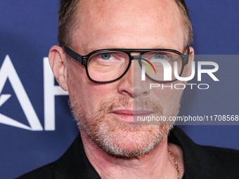 Paul Bettany arrives at the 2024 AFI Fest - World Premiere Screening Of Sony Pictures' 'Here' held at the TCL Chinese Theatre IMAX on Octobe...