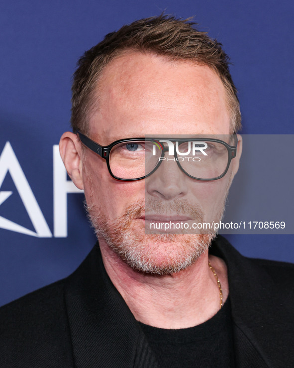 Paul Bettany arrives at the 2024 AFI Fest - World Premiere Screening Of Sony Pictures' 'Here' held at the TCL Chinese Theatre IMAX on Octobe...