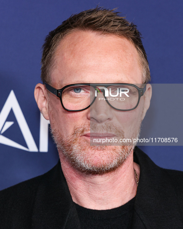 Paul Bettany arrives at the 2024 AFI Fest - World Premiere Screening Of Sony Pictures' 'Here' held at the TCL Chinese Theatre IMAX on Octobe...