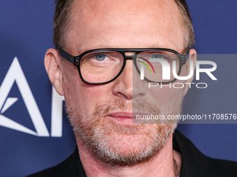 Paul Bettany arrives at the 2024 AFI Fest - World Premiere Screening Of Sony Pictures' 'Here' held at the TCL Chinese Theatre IMAX on Octobe...