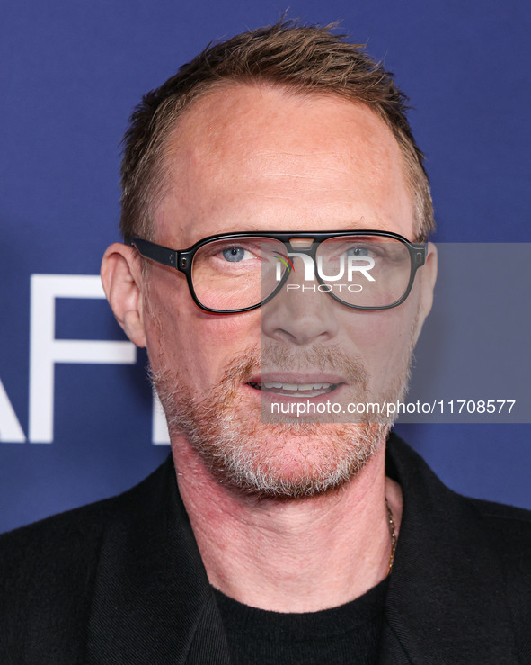 Paul Bettany arrives at the 2024 AFI Fest - World Premiere Screening Of Sony Pictures' 'Here' held at the TCL Chinese Theatre IMAX on Octobe...