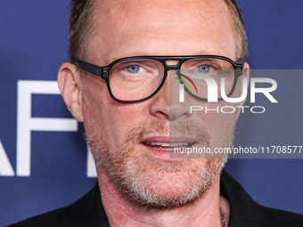 Paul Bettany arrives at the 2024 AFI Fest - World Premiere Screening Of Sony Pictures' 'Here' held at the TCL Chinese Theatre IMAX on Octobe...