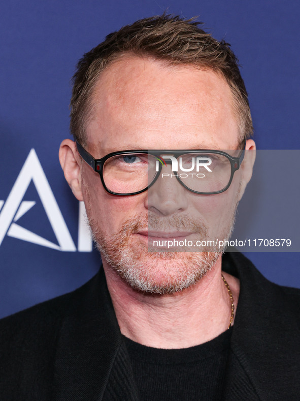 Paul Bettany arrives at the 2024 AFI Fest - World Premiere Screening Of Sony Pictures' 'Here' held at the TCL Chinese Theatre IMAX on Octobe...