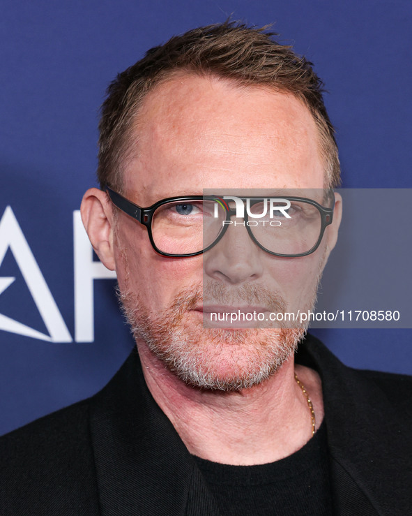 Paul Bettany arrives at the 2024 AFI Fest - World Premiere Screening Of Sony Pictures' 'Here' held at the TCL Chinese Theatre IMAX on Octobe...