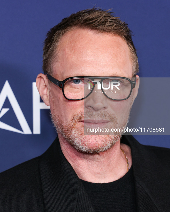 Paul Bettany arrives at the 2024 AFI Fest - World Premiere Screening Of Sony Pictures' 'Here' held at the TCL Chinese Theatre IMAX on Octobe...