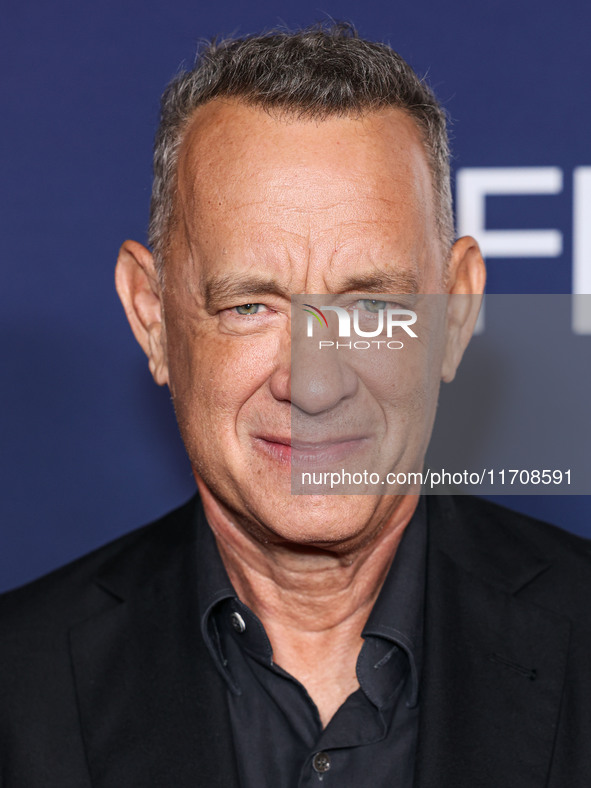 Tom Hanks arrives at the 2024 AFI Fest - World Premiere Screening Of Sony Pictures' 'Here' held at the TCL Chinese Theatre IMAX on October 2...