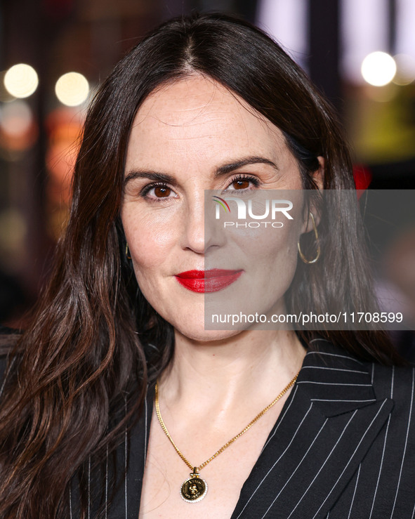 Michelle Dockery arrives at the 2024 AFI Fest - World Premiere Screening Of Sony Pictures' 'Here' held at the TCL Chinese Theatre IMAX on Oc...