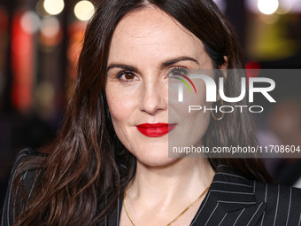 Michelle Dockery arrives at the 2024 AFI Fest - World Premiere Screening Of Sony Pictures' 'Here' held at the TCL Chinese Theatre IMAX on Oc...