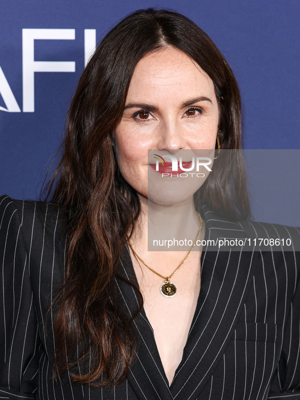 Michelle Dockery arrives at the 2024 AFI Fest - World Premiere Screening Of Sony Pictures' 'Here' held at the TCL Chinese Theatre IMAX on Oc...