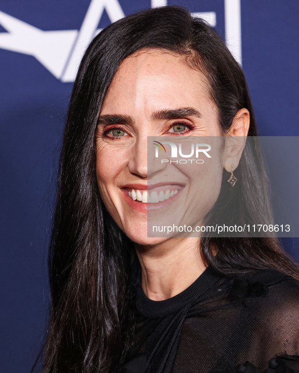 Jennifer Connelly arrives at the 2024 AFI Fest - World Premiere Screening Of Sony Pictures' 'Here' held at the TCL Chinese Theatre IMAX on O...