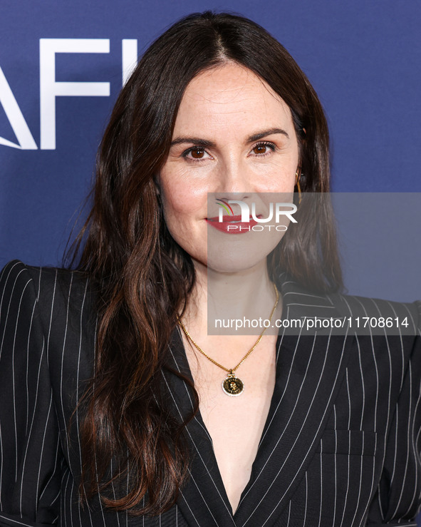 Michelle Dockery arrives at the 2024 AFI Fest - World Premiere Screening Of Sony Pictures' 'Here' held at the TCL Chinese Theatre IMAX on Oc...