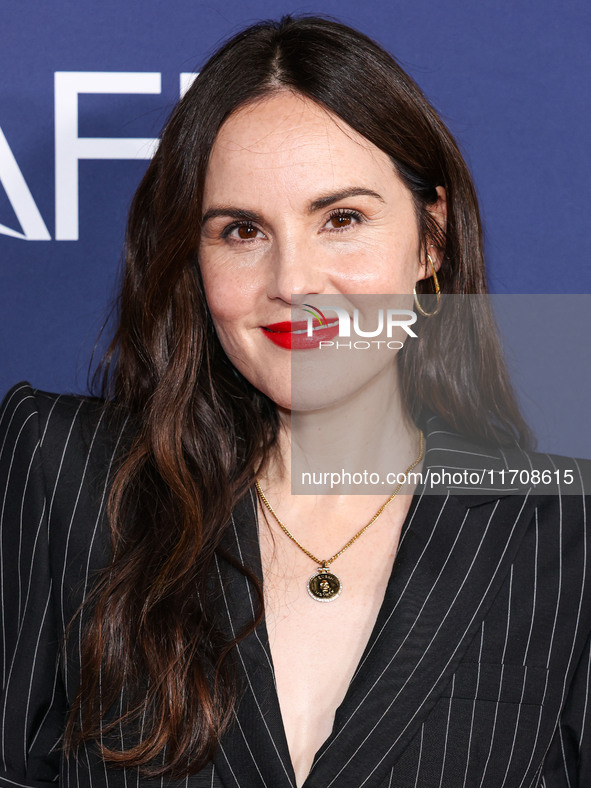 Michelle Dockery arrives at the 2024 AFI Fest - World Premiere Screening Of Sony Pictures' 'Here' held at the TCL Chinese Theatre IMAX on Oc...