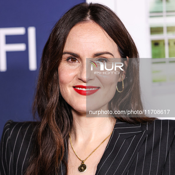 Michelle Dockery arrives at the 2024 AFI Fest - World Premiere Screening Of Sony Pictures' 'Here' held at the TCL Chinese Theatre IMAX on Oc...