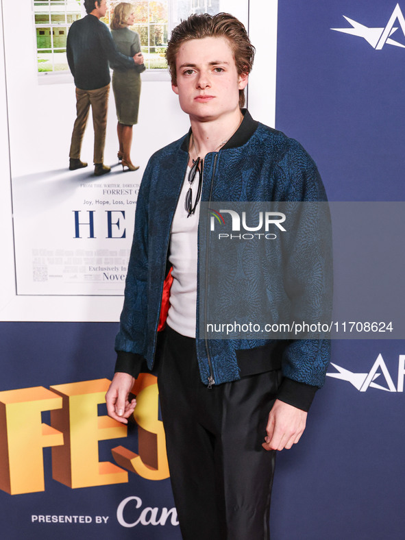 Louis Ashbourne Serkis arrives at the 2024 AFI Fest - World Premiere Screening Of Sony Pictures' 'Here' held at the TCL Chinese Theatre IMAX...