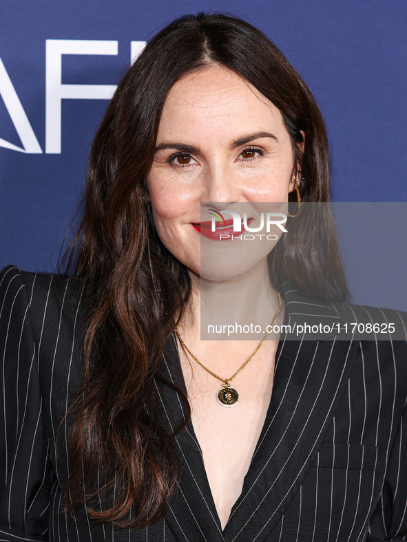 Michelle Dockery arrives at the 2024 AFI Fest - World Premiere Screening Of Sony Pictures' 'Here' held at the TCL Chinese Theatre IMAX on Oc...