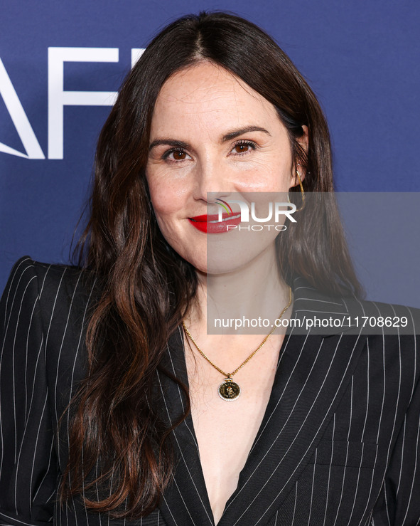 Michelle Dockery arrives at the 2024 AFI Fest - World Premiere Screening Of Sony Pictures' 'Here' held at the TCL Chinese Theatre IMAX on Oc...