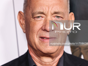 Tom Hanks arrives at the 2024 AFI Fest - World Premiere Screening Of Sony Pictures' 'Here' held at the TCL Chinese Theatre IMAX on October 2...