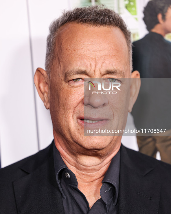 Tom Hanks arrives at the 2024 AFI Fest - World Premiere Screening Of Sony Pictures' 'Here' held at the TCL Chinese Theatre IMAX on October 2...