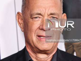 Tom Hanks arrives at the 2024 AFI Fest - World Premiere Screening Of Sony Pictures' 'Here' held at the TCL Chinese Theatre IMAX on October 2...