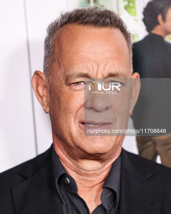 Tom Hanks arrives at the 2024 AFI Fest - World Premiere Screening Of Sony Pictures' 'Here' held at the TCL Chinese Theatre IMAX on October 2...