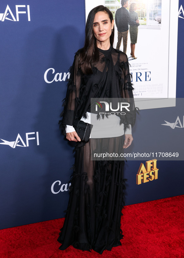 Jennifer Connelly arrives at the 2024 AFI Fest - World Premiere Screening Of Sony Pictures' 'Here' held at the TCL Chinese Theatre IMAX on O...