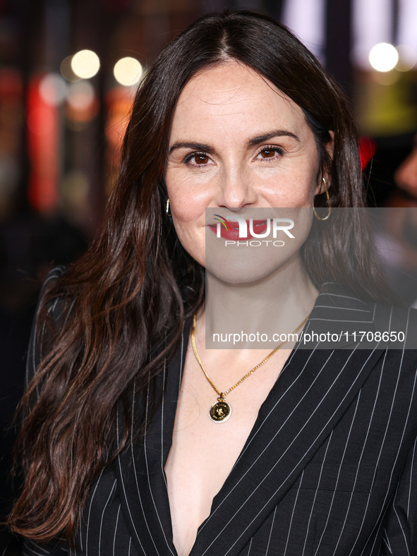 Michelle Dockery arrives at the 2024 AFI Fest - World Premiere Screening Of Sony Pictures' 'Here' held at the TCL Chinese Theatre IMAX on Oc...