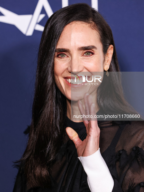 Jennifer Connelly arrives at the 2024 AFI Fest - World Premiere Screening Of Sony Pictures' 'Here' held at the TCL Chinese Theatre IMAX on O...