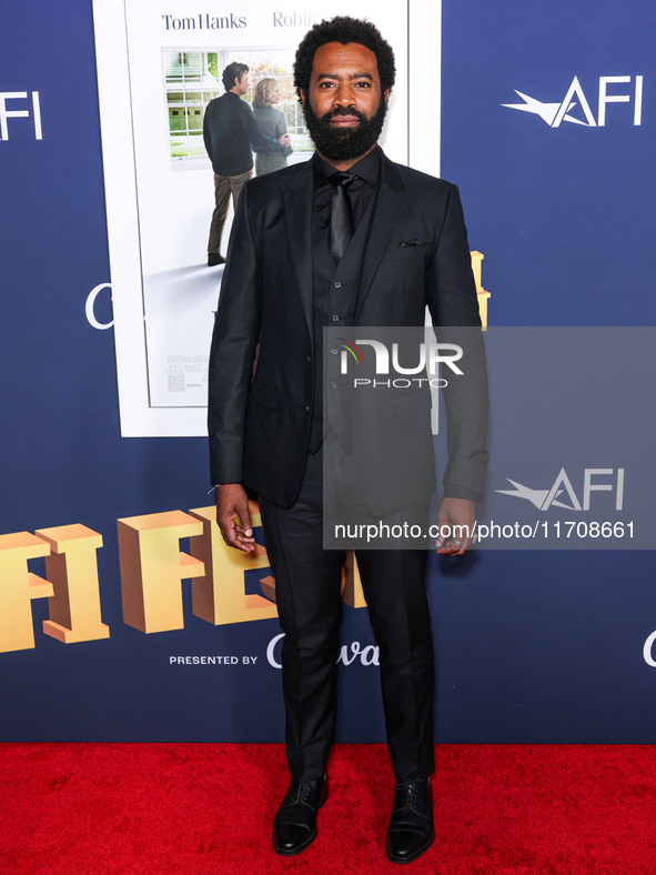 Nicholas Pinnock arrives at the 2024 AFI Fest - World Premiere Screening Of Sony Pictures' 'Here' held at the TCL Chinese Theatre IMAX on Oc...