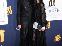 Paul Bettany and wife Jennifer Connelly arrive at the 2024 AFI Fest - World Premiere Screening Of Sony Pictures' 'Here' held at the TCL Chin...