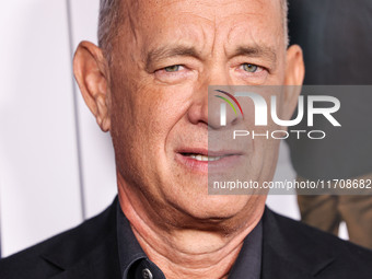 Tom Hanks arrives at the 2024 AFI Fest - World Premiere Screening Of Sony Pictures' 'Here' held at the TCL Chinese Theatre IMAX on October 2...