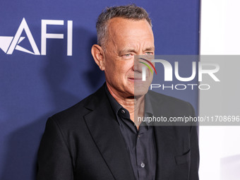 Tom Hanks arrives at the 2024 AFI Fest - World Premiere Screening Of Sony Pictures' 'Here' held at the TCL Chinese Theatre IMAX on October 2...